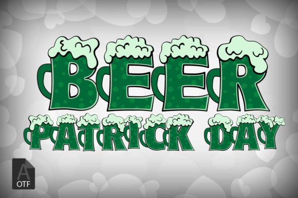 Beer Patrick s Day Font