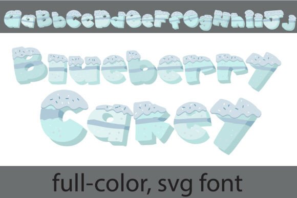 Blueberry Cakey: A Sweet Typeface for Creative Projects
