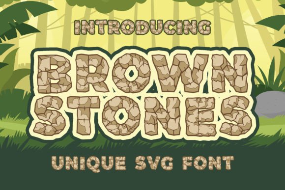 Brown Stones: A Playful Typeface That Elevates Your Brand