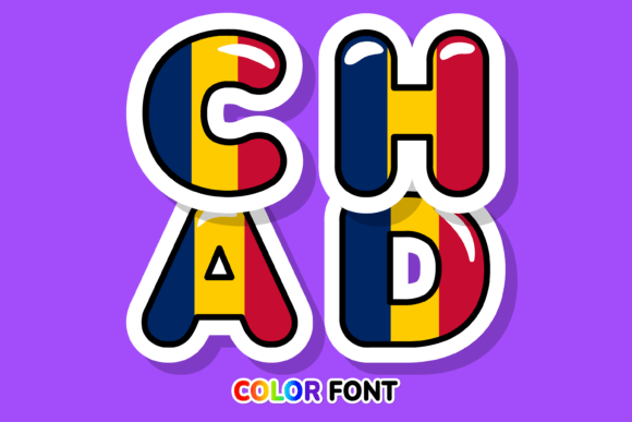 Chad Font: A Bold Color Typeface for Creative Projects