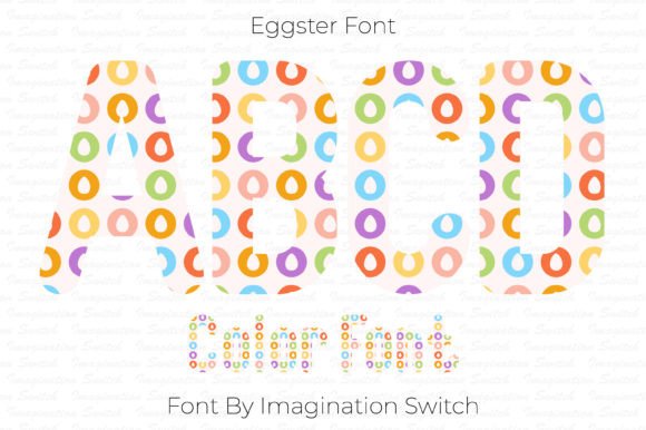 Eggster: A Colorful Font for Creative Makers