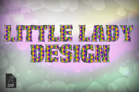 Mardi Gras Plaid Font for Bold Campaigns