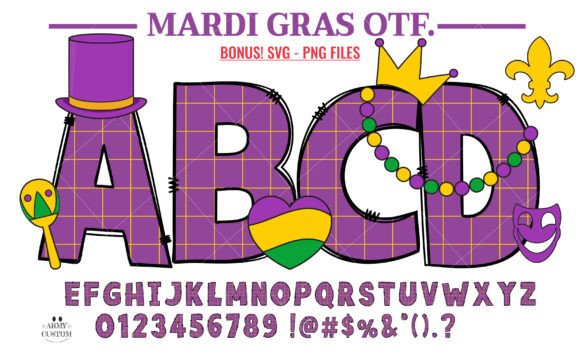 Mardi Gras Table Font for Bold Branding