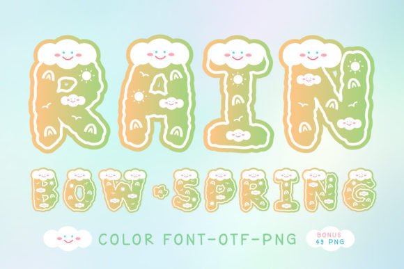 Rainbow Spring: A Color Font Review