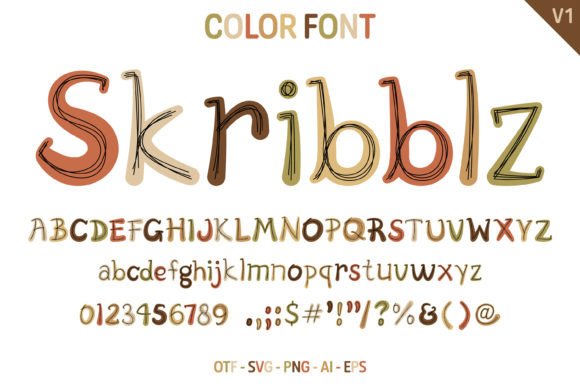 Skribblz V1: A Playful Font for Creative Campaigns
