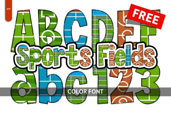 Sports Fields Font for Business