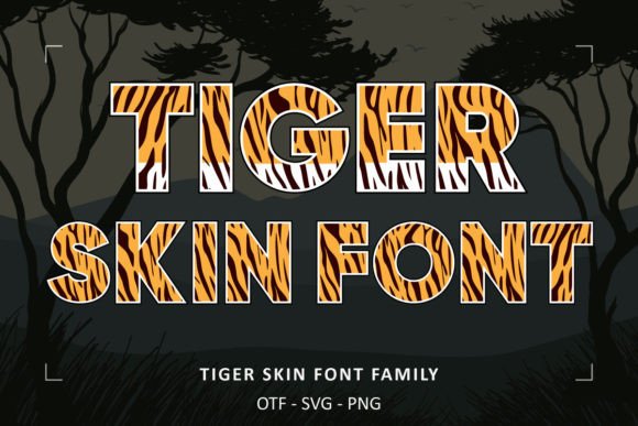 Tiger Skin Font: A Bold Choice for Creative Branding