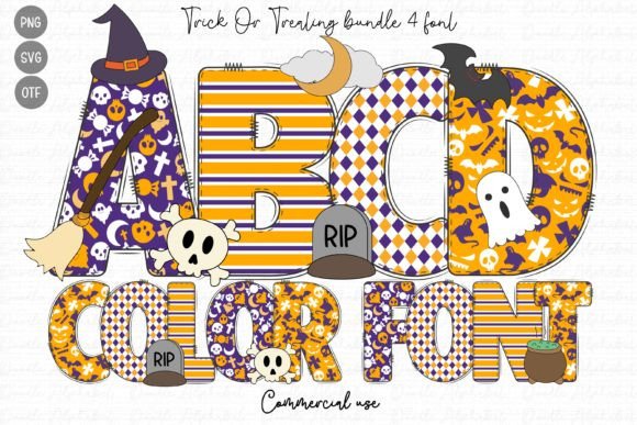 Trick or Treating Font for Halloween Marketing