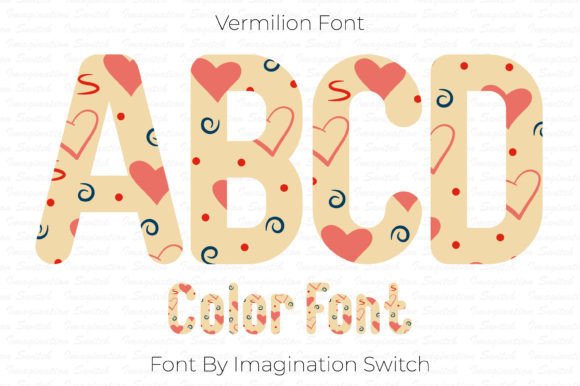 Vermilion: A Bold Color Font for Designers