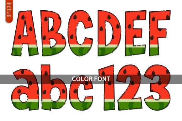 Watermelon Slice Font