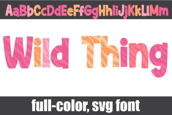 Wild Thing Font: A Whimsical Typeface for Crafty Creations