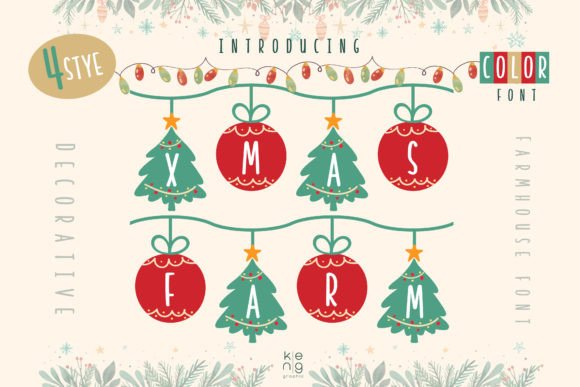 Xmas Farm Font for Web Design