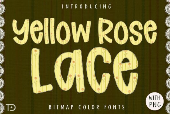 Yellow Rose Lace Font